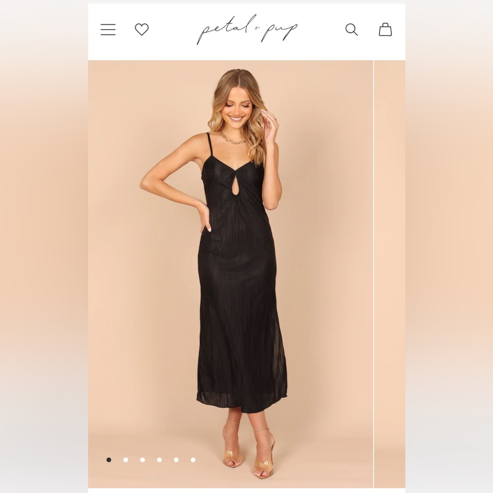 Petal and Pup Frenchie Midi Dress